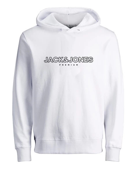 JACK JONES Erkek Kapüşonlu Premium Sweatshirt 12249401