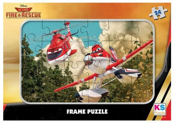Disney Planes Fire and Rescue 24 Parça Frame Puzzle