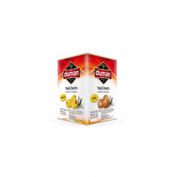 Duman Gurme Biberli Yeşil Zeytin İri Boy (140-160) Klb 10 KG - 4