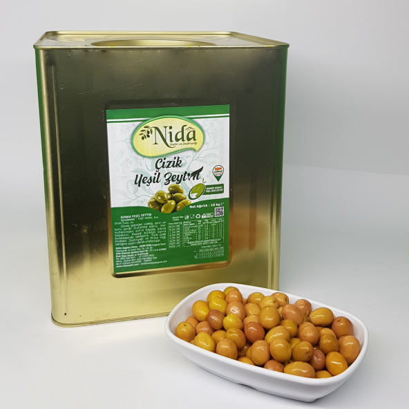 DOMAT BİBERLİ YEŞİL ZEYTİN 10 KG 141 - 160 4XL