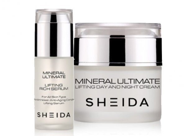 Sheida Yaşlanma Karşıtı Set | Mineral Ultimate Gece/Gündüz Kremi 50Ml | Ultimate Serum 40 ML