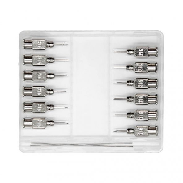 Veteriner Çelik İğne Enjektör Ucu 0.8 mm x 8 mm - 3