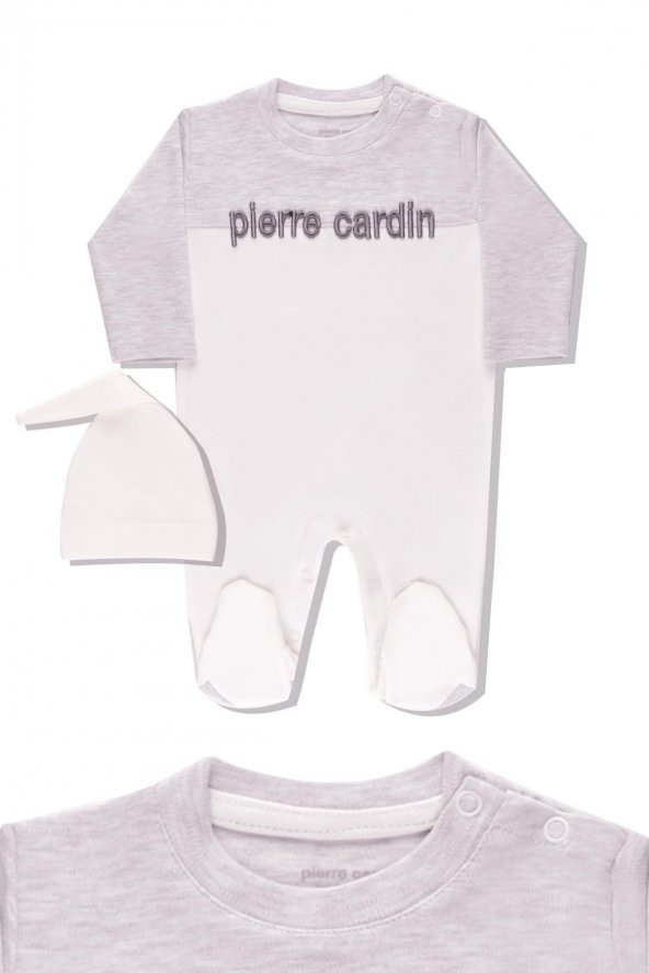 Pamuk Unisex Şapkalı Bebek Tulumu 303285 - 2