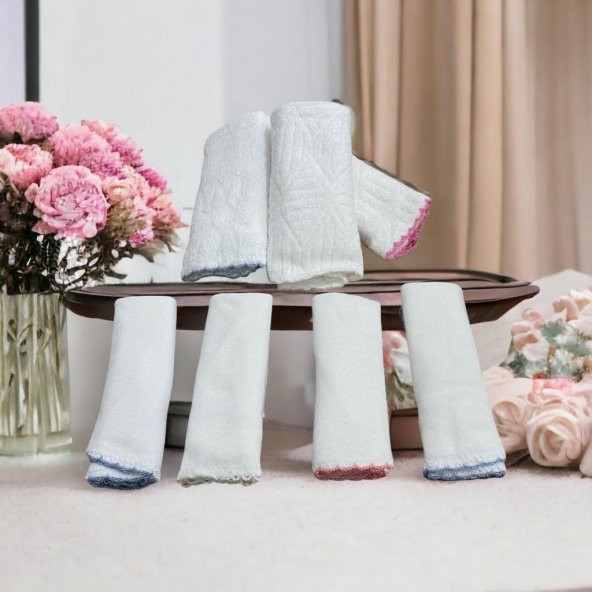 Mixibaby Organik 7li Set Ağız Silme Mendili Ve Ter Havlusu -100 Pamuk - 2