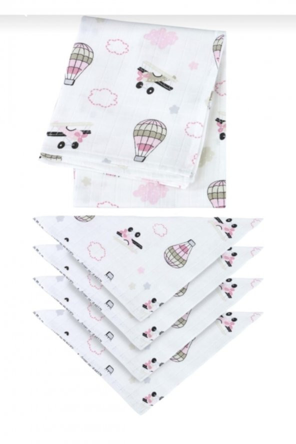 100 Organik Pamuk Müslin Pike Ve Ter Bezi - 2