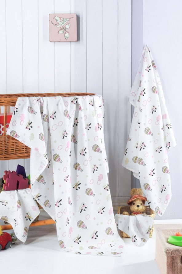 100 Organik Pamuk Müslin Set