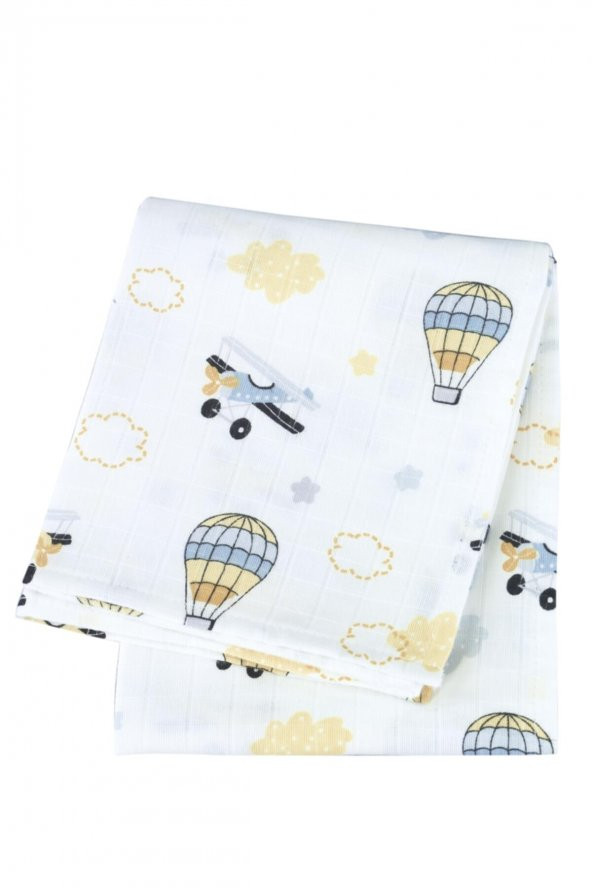 100 Organik Pamuk Müslin Bebek Örtüsü