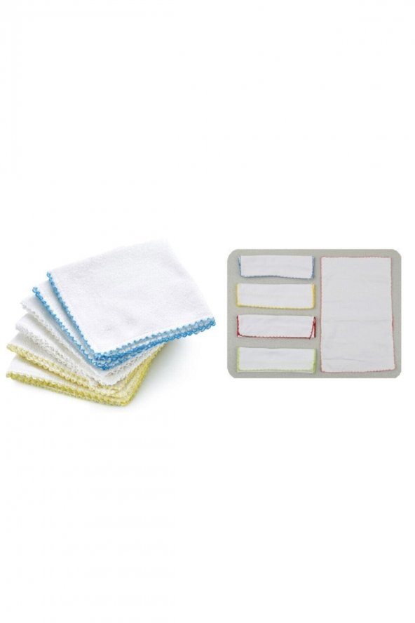 Lüx 6lı Ter Havlusu& 5li Ağız Bezi-100 Pamuk