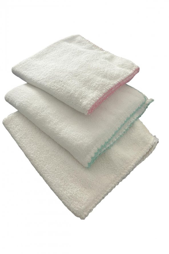 3lü Ter Havlusu, Ağız Bezi-100 Pamuk