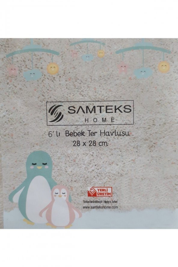 Bebek Ter Bezi / Havlusu / Mendili 100 Pamuk - 6 Adet - 2