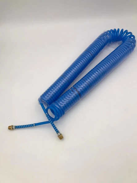 POLİÜRETAN SPİRAL HAVA HORTUMU 5X8 7.5 MT REKORLU ( 1/4 ERKEK UÇLU ) - 3