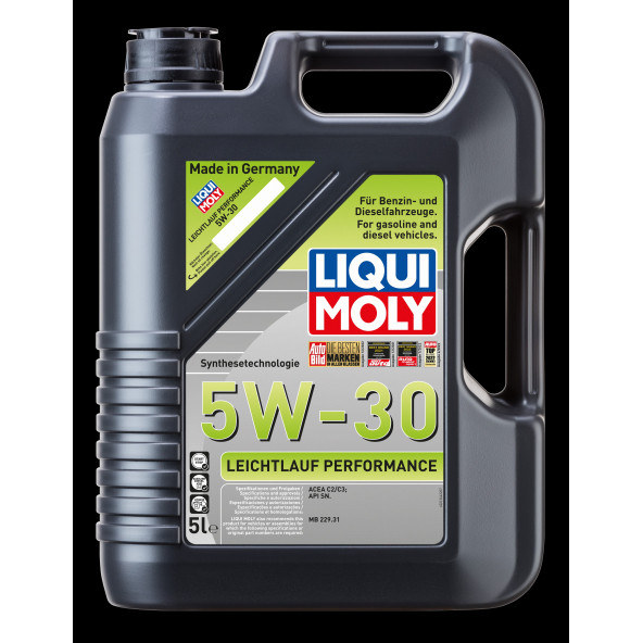 Liqui Moly Leichtlauf Performance 5W-30 (5 Litre) ACEA C2 ACEA C3 API SP MB 229.31 Partiküllü Motor Yağ