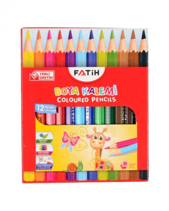 Fatih 4 Adet Öğrenci Boyama Seti - 5