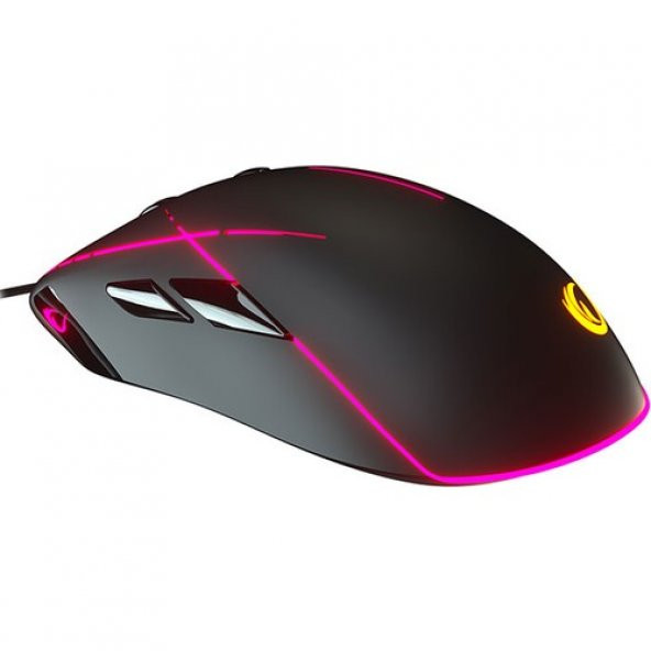 Rampage SMX-R115 GEAR-X 6400dpi Hareketli RGB Işıklı 9 Adet Makro Tuşlu Gaming Oyuncu Mouse - 4