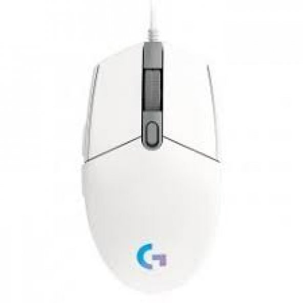 Logitech G102 LightSync Beyaz 8000DPI 6 Tuş Optik RGB White Kablolu Gaming (Oyuncu) Mouse
