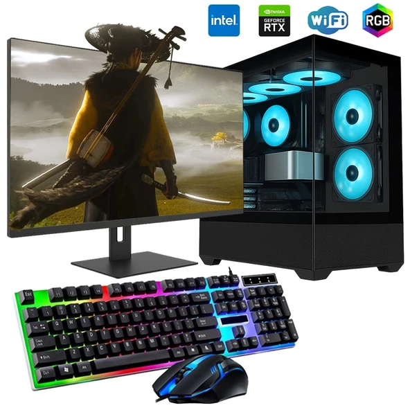 ROGAME RKT660421 INTEL i7 13700F 16GB 1TB M2 8GB RTX3050 24" Mon. Oyun Bilgisayarı ürün görseli