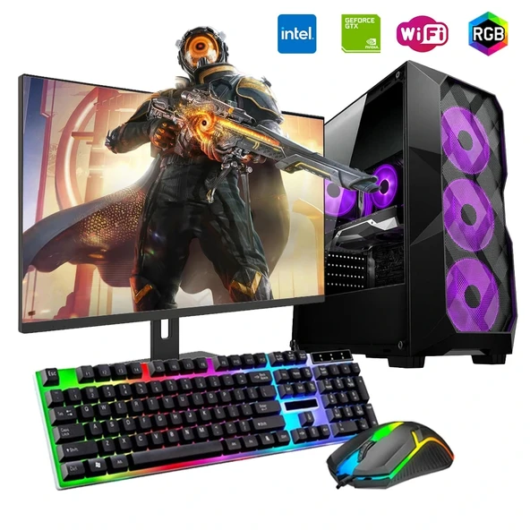 ROGAME RKT660407 INTEL i7 13700F 16GB 240SSD 1TB HDD 4GB GTX1650 27" Mon. Oyun Bilgisayarı ürün görseli