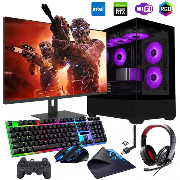 ROGAME RKT660388 INTEL I5 13400F 16GB 1TB M2 8GB RTX3050 24" Mon. (Gaming SET) ürün görseli