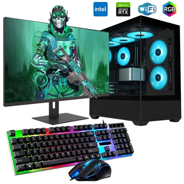 ROGAME RKT660385 INTEL I5 13400F 16GB 1TB M2 12GB RTX3060 27" Mon. Oyun Bilgisayarı ürün görseli