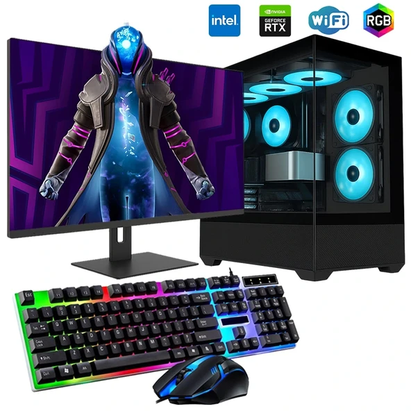 ROGAME RKT660381 INTEL I5 13400F 16GB 1TB M2 12GB RTX3060 24" Mon. Oyun Bilgisayarı ürün görseli