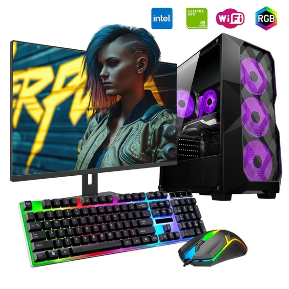 ROGAME RKT660378 INTEL I5 13400F 16GB 1TB M2 4GB GTX1650 24" Mon. Oyun Bilgisayarı ürün görseli