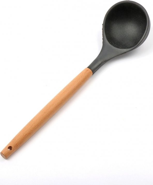 Kosova SLK-203 Bambu Saplı Silikon Kepçe 01603 - 2