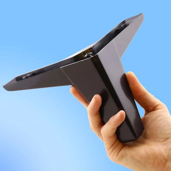 Sedir Lüks Mobilya Kanepe Sehpa Baza Tv Ünitesi Koltuk Ayağı Siyah 10 Cm Ayakları (4 ADET) - 6