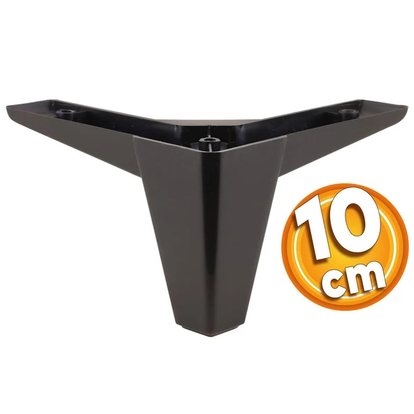 Sedir Lüks Mobilya Kanepe Sehpa Baza Tv Ünitesi Koltuk Ayağı Siyah 10 Cm Ayakları (4 ADET) - 2