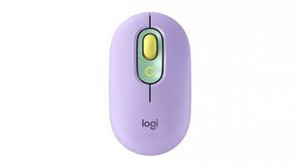 Logitech POP Emoji Mor Optik Kablosuz Mouse