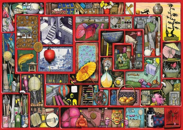 Ravensburger 1000 Parça Puzzle Colin Thompson Dolap 198917 - 2