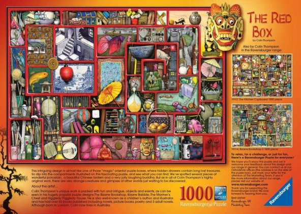 Ravensburger 1000 Parça Puzzle Colin Thompson Dolap 198917 - 3