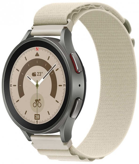 Samsung Galaxy Watch Active 2 44mm 20mm Hasır Kordon KRD-74 - 6