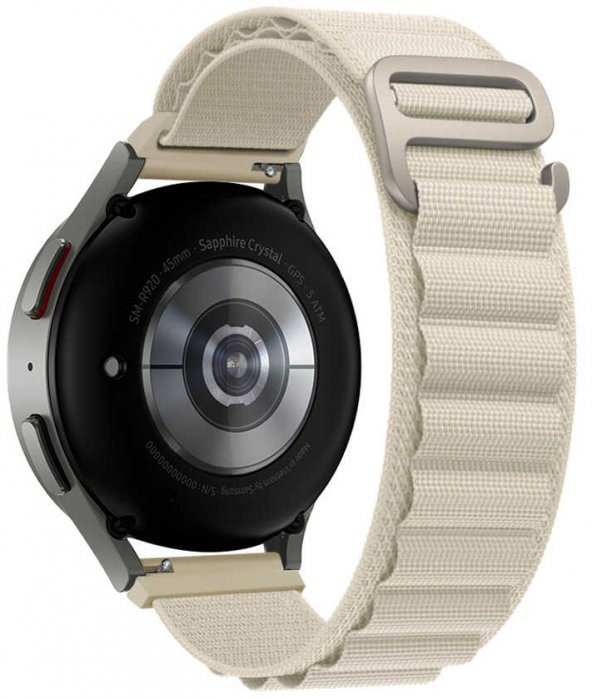 Samsung Galaxy Watch 3 45mm 22mm Hasır Kordon KRD-74 - 2