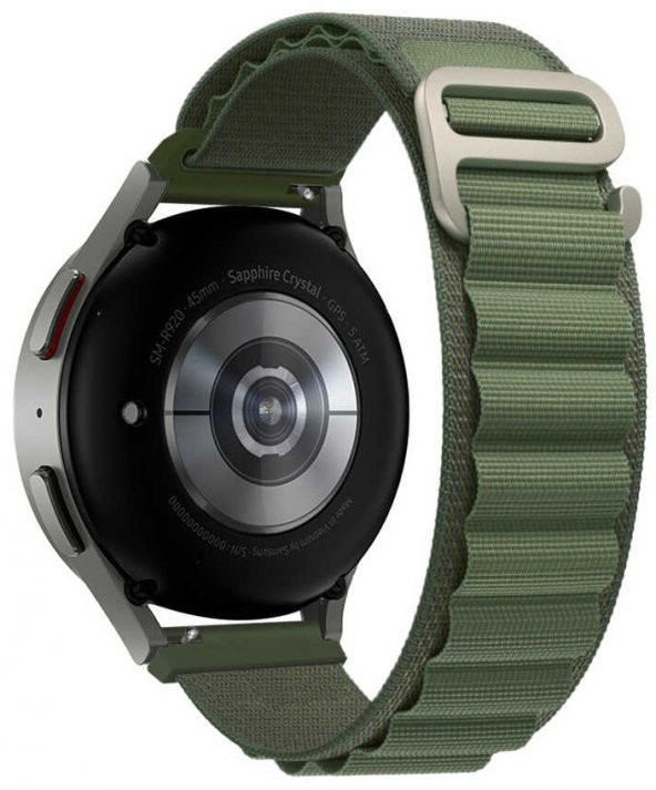 Samsung Galaxy Watch 3 45mm 22mm Hasır Kordon KRD-74 - 4