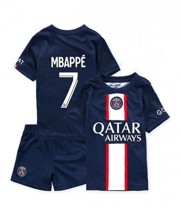 Mbappe Erkek Çocuk Forması Paris Saınt Germain  4 Lü  Set - 2