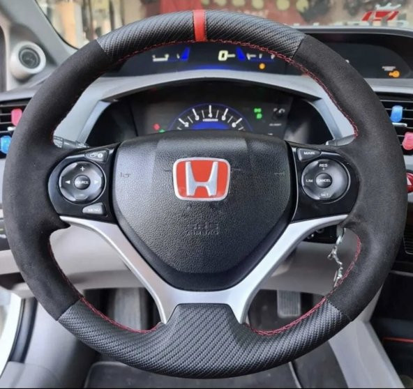 Honda Civic Fb7 Araca Özel Direksiyon Kılıfı F1 Olmayan Araçlara Uyumludur