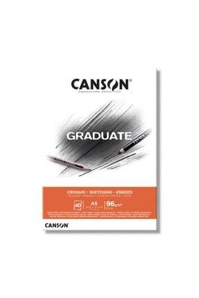 Canson Graduate Sketching Eskiz Çizim Defteri 96 Gr. A5 40 Sayfa