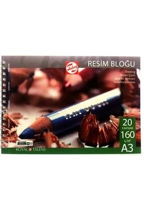 talens resim bloğu 160 gr A3 20 yaprak