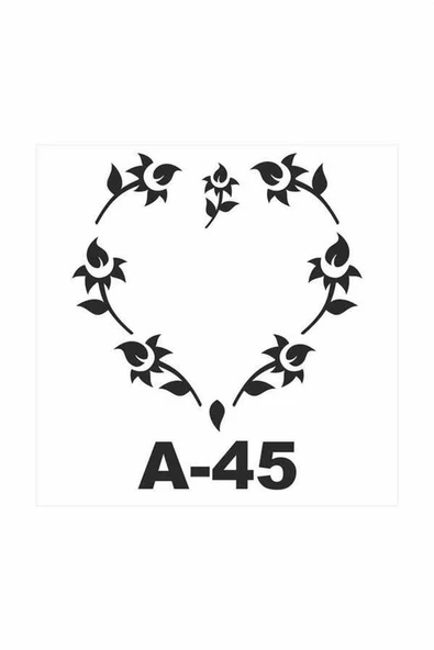 A-45 Artebella Stencil 20x20 Cm