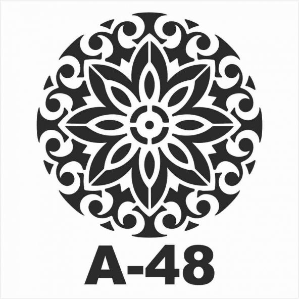 A-48 Artebella Stencil 20x20 Cm