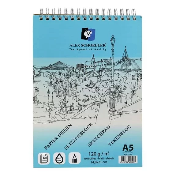 ALX.A4 120 GR 40.LI ESKİZ SPR. BLOK ALX0278
