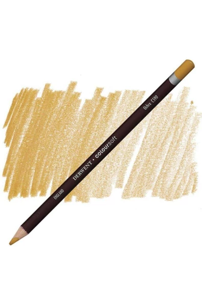 Derwent Coloursoft - Yumuşak Kuruboya Kalemi- Ochre C590