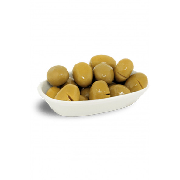 DUMAN GURME BİRİNCİ KALİTE KAHVALTILIK İRİ BOY YEŞİL KIRMA ZEYTİN (160-180) KLB 10 KG - Resim 4