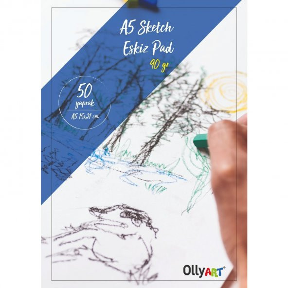 OLLYART ESKİZ BLOK A5 50 YAPRAK 90 GR.