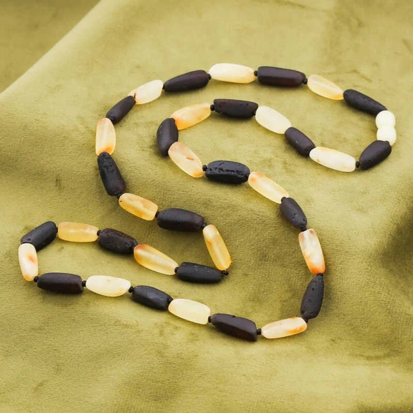 Lucky Life Yetişkin Damla Kehribar Kolye - 4