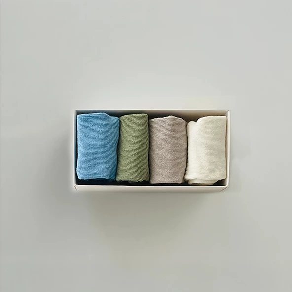 Kukita 4'lü Nature Kaydırmaz Tabanlı Çorap Kuki16 - 2