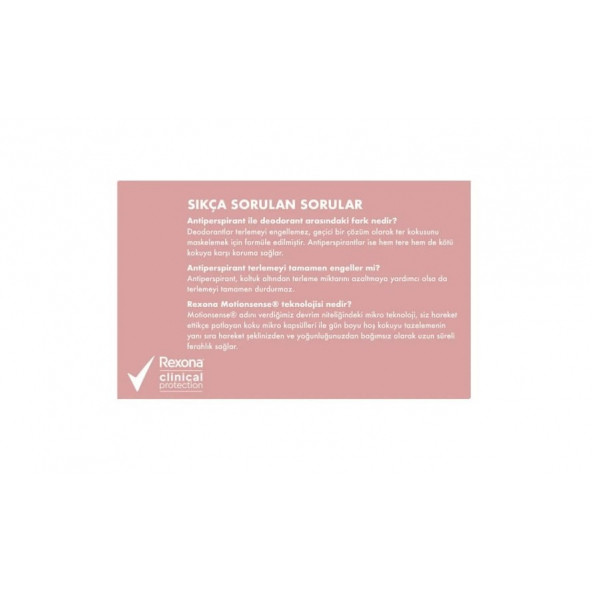 Rexona Clinical Protection Shower Clean 150 ml Kadın Sprey Deodorant - 6