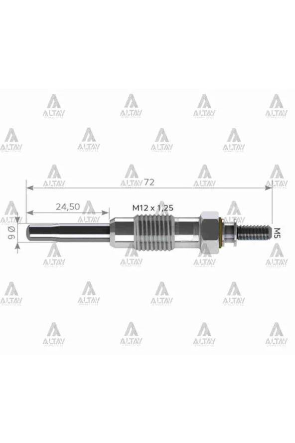 Svac/sv001/kızdırma Bujisi (ısıtma) Partner / Berlıngo / J9 / Boxer 1.9 11v.