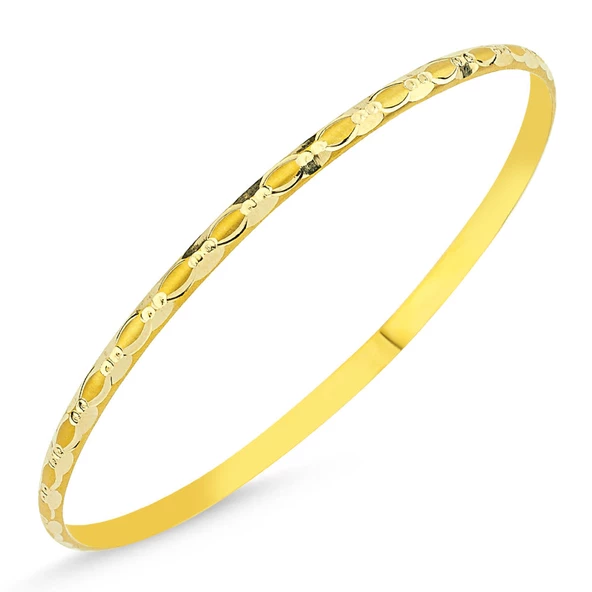 Altın Hediyelik Tel Bilezik Burgu Modeli ürün görseli 1