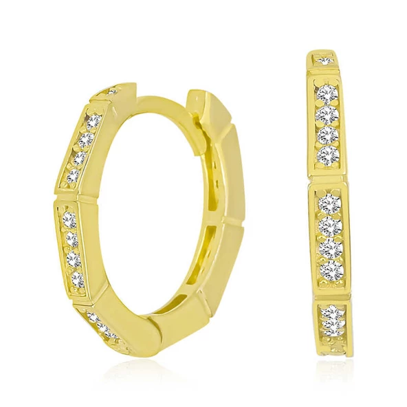 Lucky Life 925 Ayar Gumuss Halka Küpe